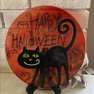 Fused Glass Halloween Platter